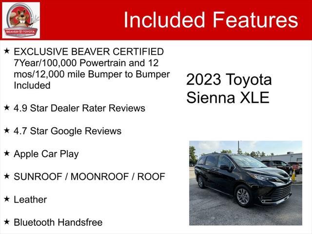 2023 toyota sienna xle 7 passenger