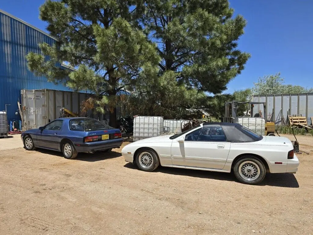 1989 mazda rx-7 convertible & sold as pairs clear titles