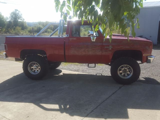 1981 c/k silverado short wide 4x4 454