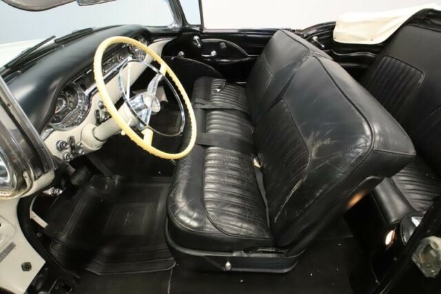 olds rocket v8 auto classic vintage collector black white two-tone documents dro