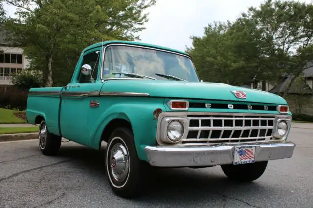 1965 ford f100 custom cab all original patina