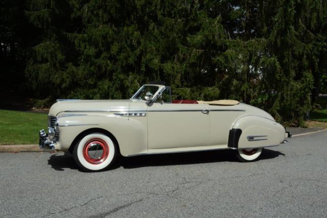 1941 buick super convertible model 56c touquet beige