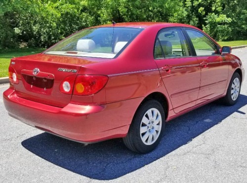 2003 toyota corolla le for sale in maryland by owner