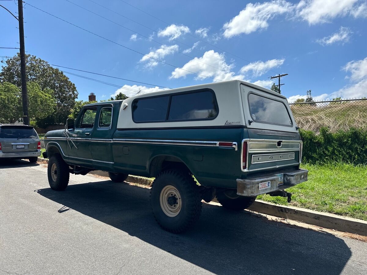1978 ford f250 pickup green 4wd automatic lariat