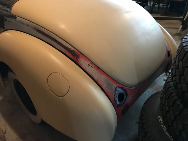 1940 ford deluxe coupe chopped top hot rod project/custom no reserve!