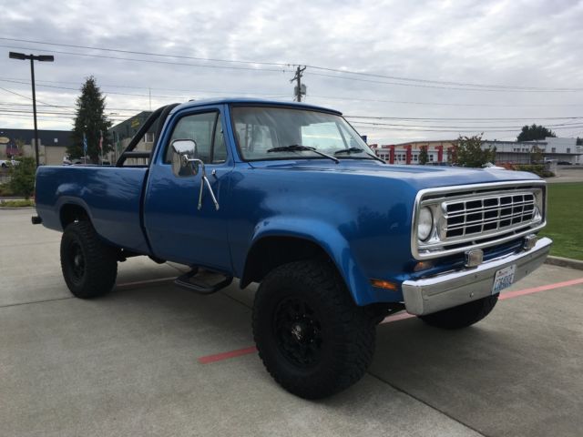 1976 dodge power wagon w100 custom truck 4x4