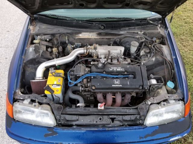 honda crx si b18c swap converted to obd1 with hondata s300