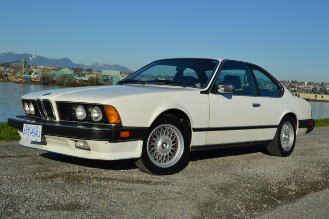 1986 bmw 635csi no reserve coupe manual 5 speed m package