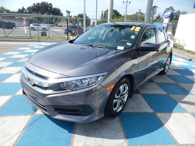 certified 2018 honda civic lx sedan bradenton, fl 34207 for sale in bradenton, florida