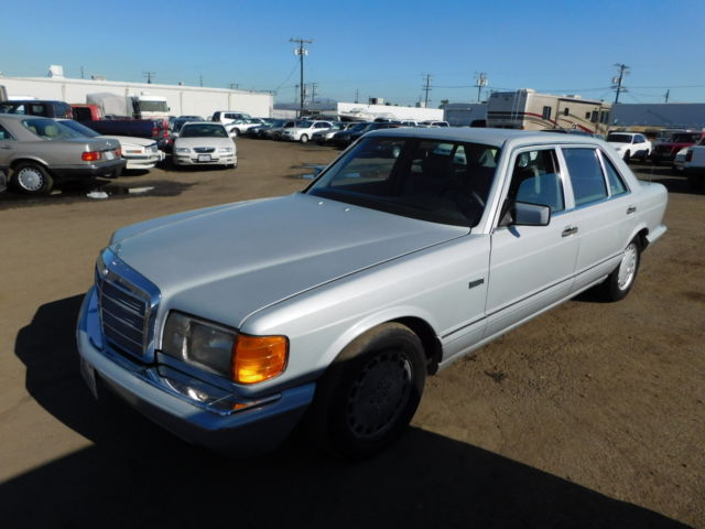 1990 mercedes-benz 560sel 4-door sedan no reserve