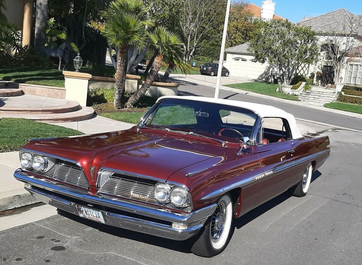 1961 pontiac bonneville conv 4 speed 425a code a/c
