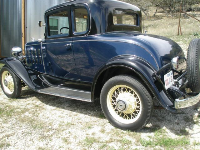 1932 chevrolet coupe 5 window, 6 cyl, all original, rumble seat, rust free, nice