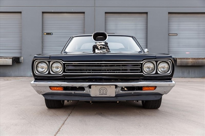 1969 plymouth road runner supercharged 440-powered