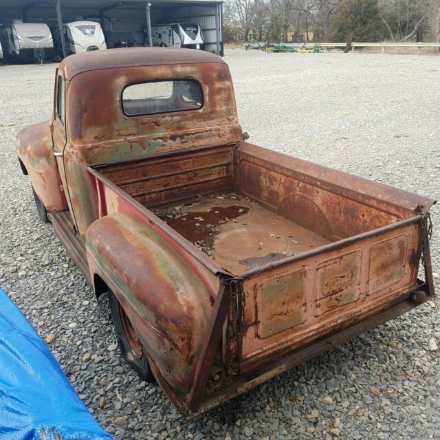 patina 1949 ford f1 pickup truck project 302/4spd former sinclair truck title!!!