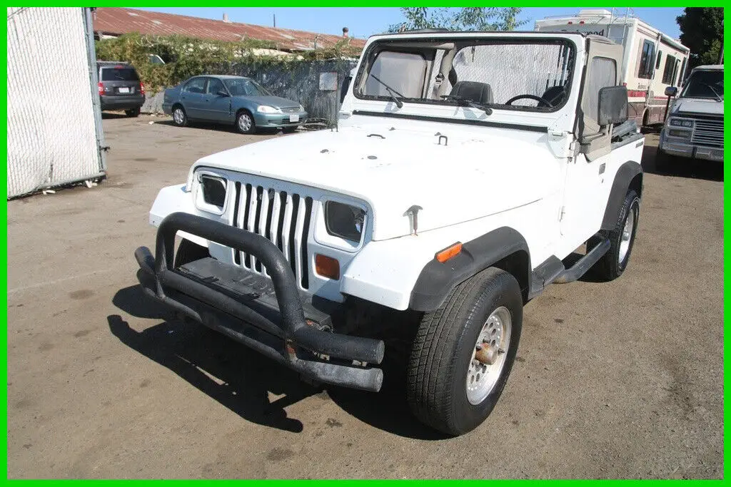 1990 jeep wrangler 2.5l l4 ohv manual no reserve