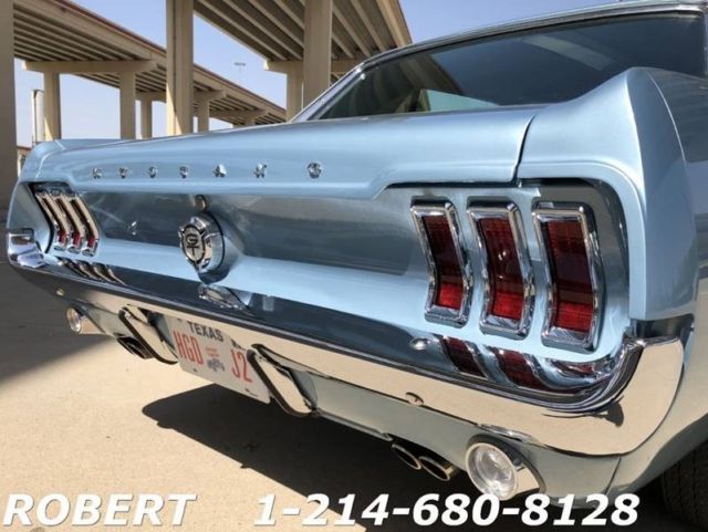 1967 ford mustang gt 390 gta big block 1 of 1 deluxe interior 2694 miles brittan