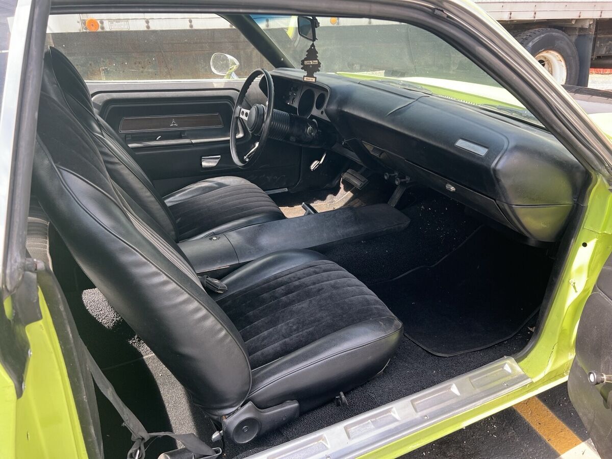 1974 dodge challenger coupe green