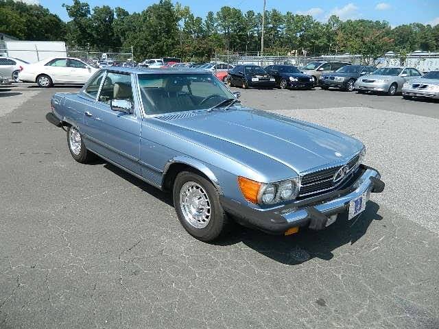 1985 mercedes-benz 380-class 380 sl 2dr convertible 90561 miles blue convertible