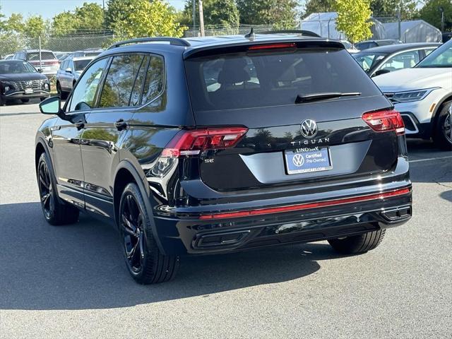 2024 volkswagen tiguan 2.0t se r-line black