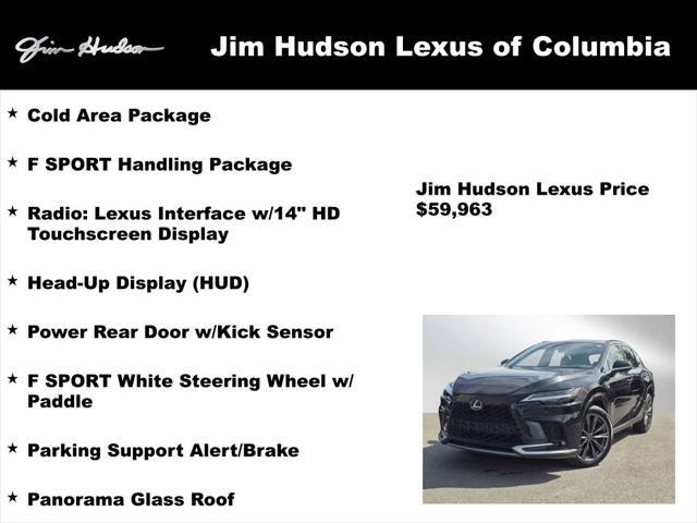 2023 lexus rx 350 f sport handling