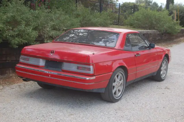1991 cadillac allante red cold ac runs and drives with new brakes and fuel pump