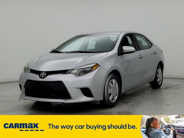 2016 toyota corolla l