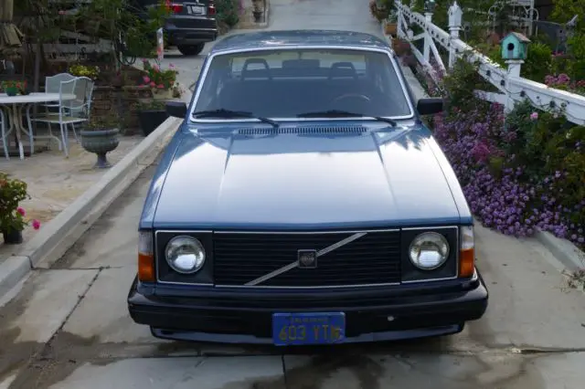 1979 volvo 242dl flat hood original california plate