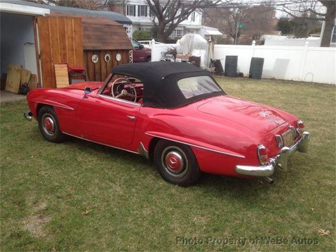 1956 mercedes-benz 190sl in whitestone, new york
