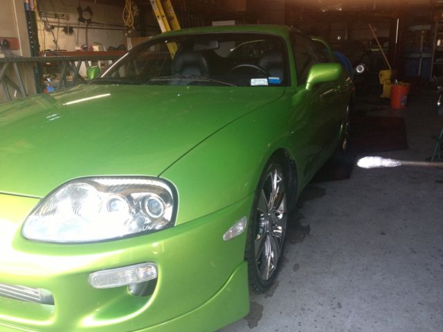 1993 toyota supra turbo - 848whp/600 wtq. snakeskin green