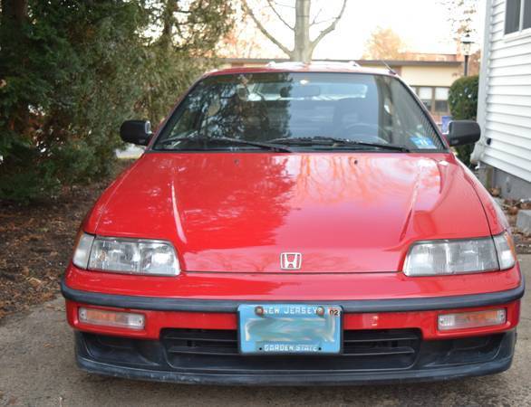 1991 honda crx si, original owner car, red, excellent condition