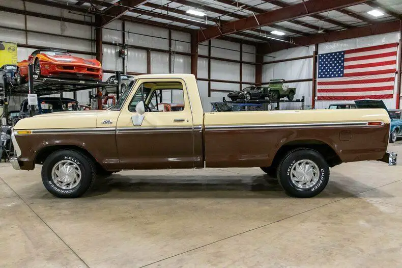 1977 ford f150 ranger 83894 miles tan / brown pickup truck 351ci v8 automatic