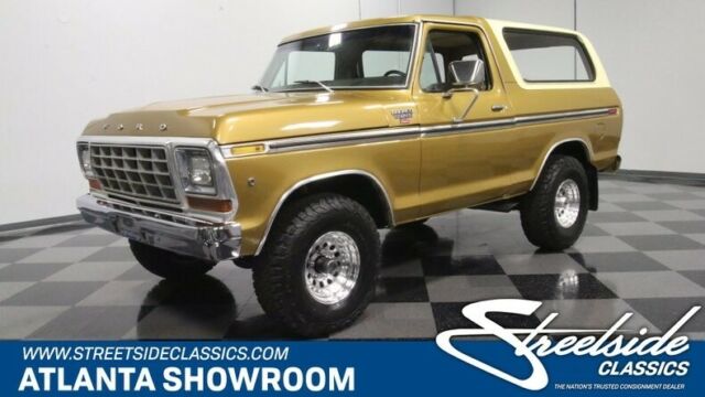 classic vintage chrome fomoco 4x4 351 v8 auto transmission gold