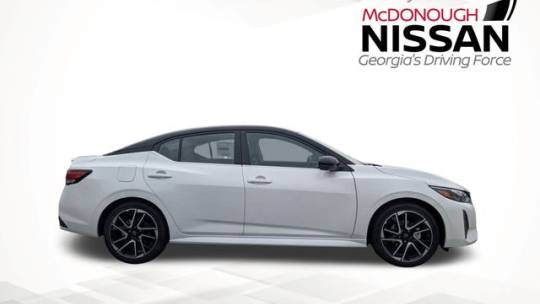 2025 Nissan Sentra sport w/ leatherette appointed seat trim