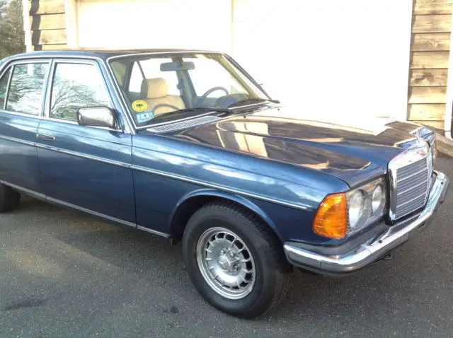1982 mercedes-benz w123 280e sedan german import/southern car european bumpers