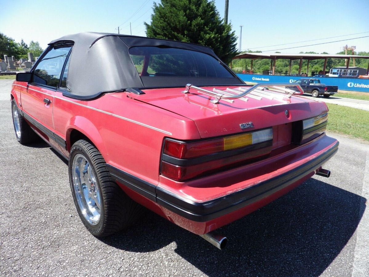 1986 mustang glx convertible 5.0 4 speed