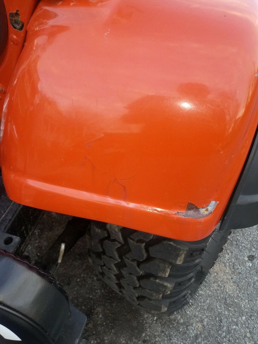 1979 jeep cj-7 convertible orange 4wd manual
