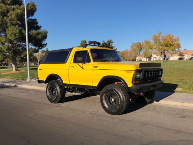 no reserve 1979 ford bronco 4x4 351 1 owner daily driver numbers matching