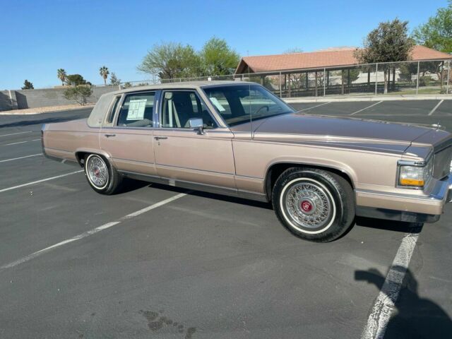 1992 cadillac brougham 5.0 sedan brown rwd automatic brougham
