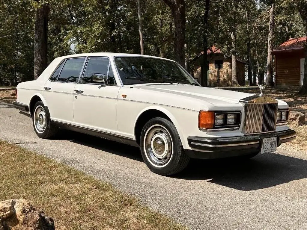 1981 rolls-royce silver spirit white
