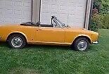 1969 fiat 124 spider convertible yellow rwd manual