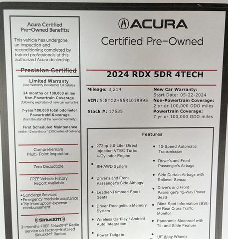 2024 acura rdx
