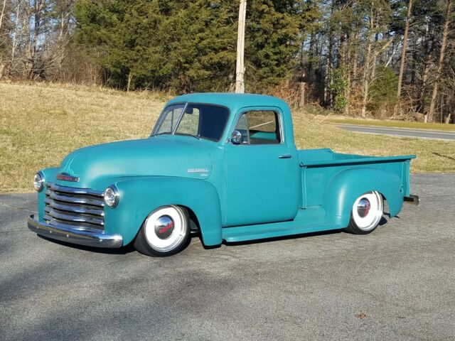 1949 chevy pickup truck matt green billet wheels lowered custom v8 c10 50 51 52