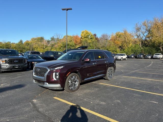 2021 hyundai palisade ultimate calligraphy with beige interior