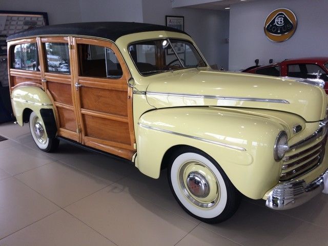 1947 ford super deluxe station wagon "woodie"