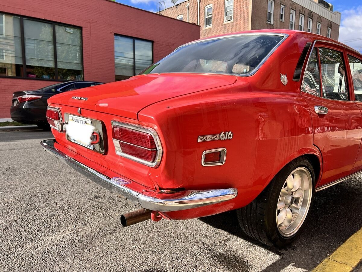 1971 mazda 616 sedan red
