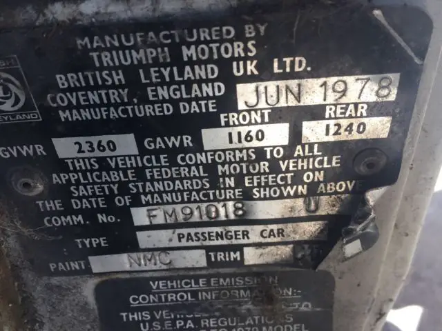 spitfire 1978 (non operational)
