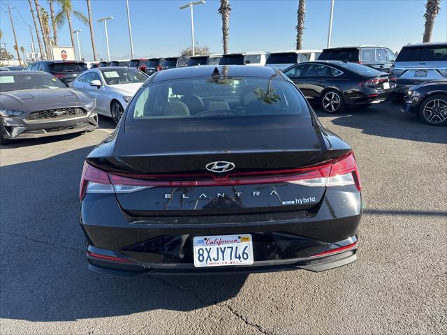 2021 hyundai elantra hev blue