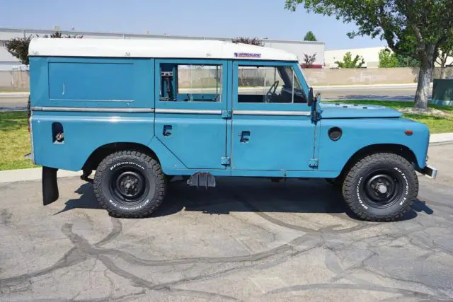1973 land rover 109 28,281 miles blue diesel manual