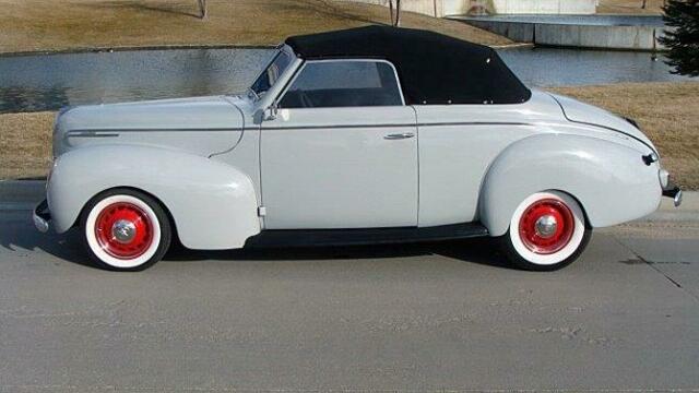 1939 mercury convertible restomod