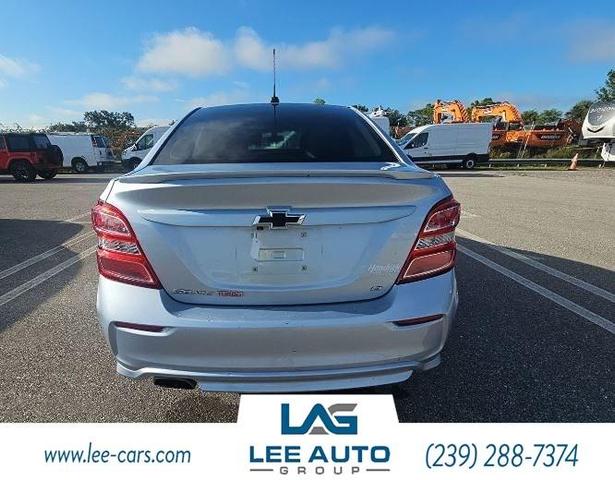 2018 chevrolet sonic lt